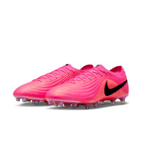 Nike Tiempo Maestro Elite Gazon Artificiel Chaussures de Foot (AG) Rose Vif Noir