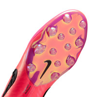 Nike Tiempo Maestro Elite Gazon Artificiel Chaussures de Foot (AG) Rose Vif Noir