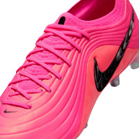 Nike Tiempo Maestro Elite Gazon Artificiel Chaussures de Foot (AG) Rose Vif Noir