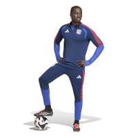 Pantalon d'entraînement adidas Olympique Lyon 2026-2027 bleu foncé rouge