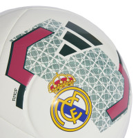 adidas Real Madrid Club Ballon de Foot Taille 5 2026-2027 Blanc Noir Rose