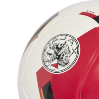 adidas Ajax Club Voetbal Maat 5 2026-2027 Wit Rood Zwart Goud