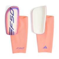 adidas F50 Competition Protège-Tibias Blanc Mauve Rose