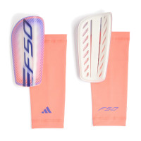 adidas F50 League Protège-Tibias Blanc Mauve Rose