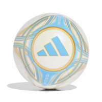 adidas Messi Club Voetbal Maat 5 Wit Lichtblauw Goud