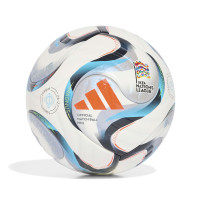 adidas UEFA Nations League Pro Ballon de Foot Taille 5 2026-2027 Blanc Bleu Orange