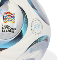 adidas UEFA Nations League Pro Ballon de Foot Taille 5 2026-2027 Blanc Bleu Orange