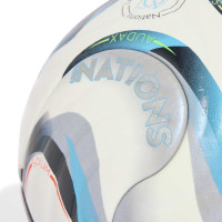 adidas UEFA Nations League Pro Ballon de Foot Taille 5 2026-2027 Blanc Bleu Orange