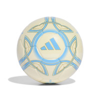 adidas Messi Mini Ballon de Foot Taille 1 Blanc Bleu Clair Doré