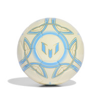 adidas Messi Mini Ballon de Foot Taille 1 Blanc Bleu Clair Doré
