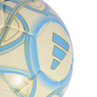 adidas Messi Mini Ballon de Foot Taille 1 Blanc Bleu Clair Doré