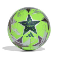 adidas UEFA Champions League Club Ballon de Foot Taille 5 2026-2027 Gris Argenté Noir Vert Vif