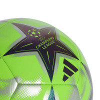adidas UEFA Champions League Club Ballon de Foot Taille 5 2026-2027 Gris Argenté Noir Vert Vif