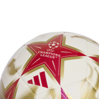adidas UEFA Champions League Club Ballon de Foot Taille 5 2026-2027 Blanc Rouge Doré