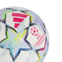 adidas UEFA Champions League Mini Ballon de Foot Taille 1 2025-2026 Blanc Rose Multicolore