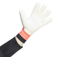adidas Predator Pro Hybrid Gants de Gardien de But Rose Vif Gris Argenté Noir Doré