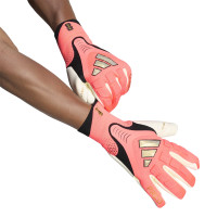 adidas Predator Pro Gants de Gardien de But Rose Vif Gris Argenté Noir Doré