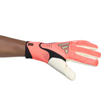 adidas Predator Pro Gants de Gardien de But Rose Vif Gris Argenté Noir Doré