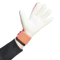 adidas Predator Pro Strap Gants de Gardien de But Rose Vif Gris Argenté Noir Doré
