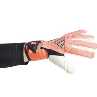 adidas Predator Pro Strap Gants de Gardien de But Rose Vif Gris Argenté Noir Doré