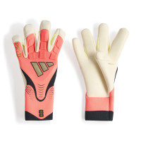 adidas Predator Pro Hyp Gants de Gardien de But Rose Vif Gris Argenté Noir Doré