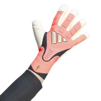 adidas Predator Pro Hyp Gants de Gardien de But Rose Vif Gris Argenté Noir Doré