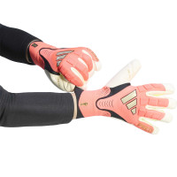 adidas Predator Pro Hyp Gants de Gardien de But Rose Vif Gris Argenté Noir Doré