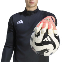 adidas Predator Pro Hyp Gants de Gardien de But Rose Vif Gris Argenté Noir Doré