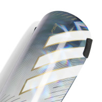 adidas F50 Match Protège-Tibias Gris Argenté Blanc Doré Noir