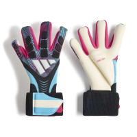 adidas Predator Pro Strap Keepershandschoenen Zwart Lichtblauw Wit Felroze