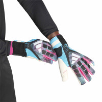 adidas Predator Pro Strap Keepershandschoenen Zwart Lichtblauw Wit Felroze