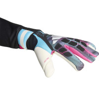 adidas Predator Pro Strap Keepershandschoenen Zwart Lichtblauw Wit Felroze