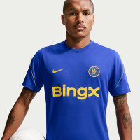 Nike Chelsea Strike Trainingsset 2026-2027 Blauw Donkerblauw Goudgeel Wit