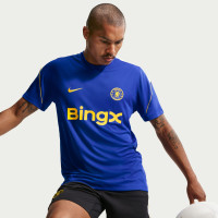 Nike Chelsea Strike Trainingsshirt 2026-2027 Blauw Goudgeel Wit