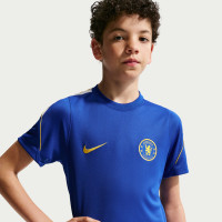 Nike Chelsea Strike Trainingsset 2026-2027 Kids Blauw Donkerblauw Goudgeel Wit
