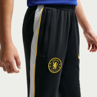 Pantalon d'entraînement Nike Chelsea Strike 2026-2027 pour enfants bleu foncé blanc doré jaune
