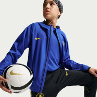 Pantalon d'entraînement Nike Chelsea Strike 2026-2027 pour enfants bleu foncé blanc doré jaune