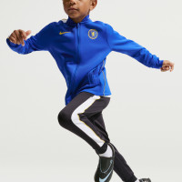 Survêtement Nike Chelsea Strike 2026-2027 pour tout-petits et enfants, bleu foncé, doré, jaune, blanc