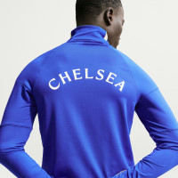 Survêtement Nike Chelsea Strike 1/4-Zip 2026-2027 bleu foncé, bleu foncé, jaune doré