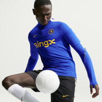 Survêtement Nike Chelsea Strike 1/4-Zip 2026-2027 bleu foncé, bleu foncé, jaune doré