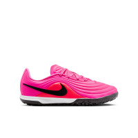 Nike Tiempo Maestro Academy Turf Voetbalschoenen (TF) Kids Felroze Zwart