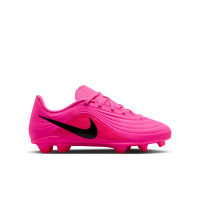Nike Tiempo Maestro Club Gras / Kunstgras Voetbalschoenen (MG) Kids Felroze Zwart