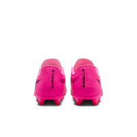 Nike Tiempo Maestro Club Gras / Kunstgras Voetbalschoenen (MG) Kids Felroze Zwart