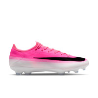 Nike Mercurial Vapor 17 Pro Gazon Naturel Chaussures de Foot (FG) Rose Vif Blanc Noir