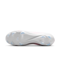 Nike Mercurial Vapor 17 Pro Gazon Naturel Chaussures de Foot (FG) Rose Vif Blanc Noir