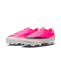 Nike Mercurial Vapor 17 Academy Gazon Naturel Gazon Artificiel Chaussures de Foot (MG) Rose Vif Noir