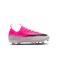 Nike Mercurial Vapor 17 Academy Gazon Naturel Gazon Artificiel Chaussures de Foot (MG) Enfants Rose Vif Noir