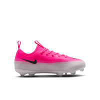 Nike Mercurial Vapor 17 Academy Gazon Naturel Gazon Artificiel Chaussures de Foot (MG) Enfants Rose Vif Noir