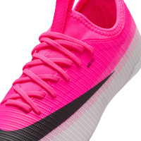 Nike Mercurial Vapor 17 Academy Gazon Naturel Gazon Artificiel Chaussures de Foot (MG) Enfants Rose Vif Noir