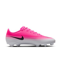 Nike Mercurial Vapor 17 Club Gazon Naturel Gazon Artificiel Chaussures de Foot (MG) Rose Vif Blanc Noir